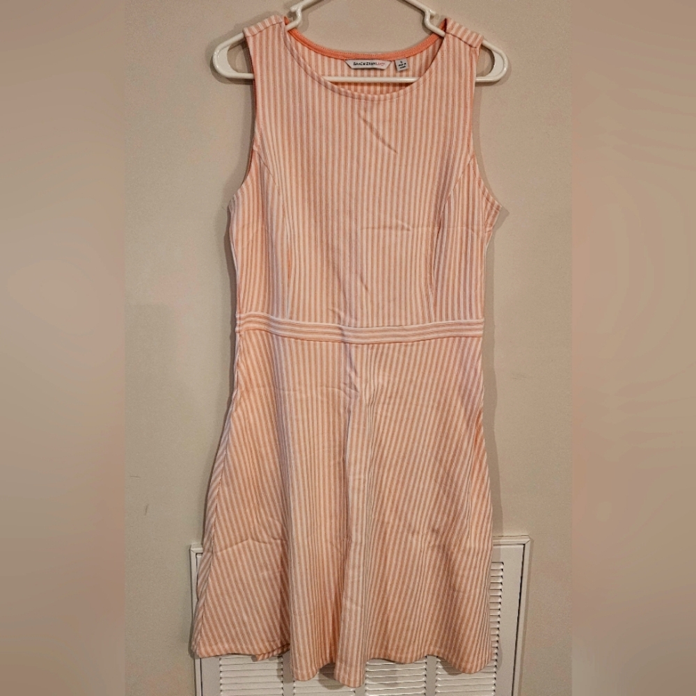 Isaac Mizrahi Live Dress Striped Sleeveless Size Small EUC